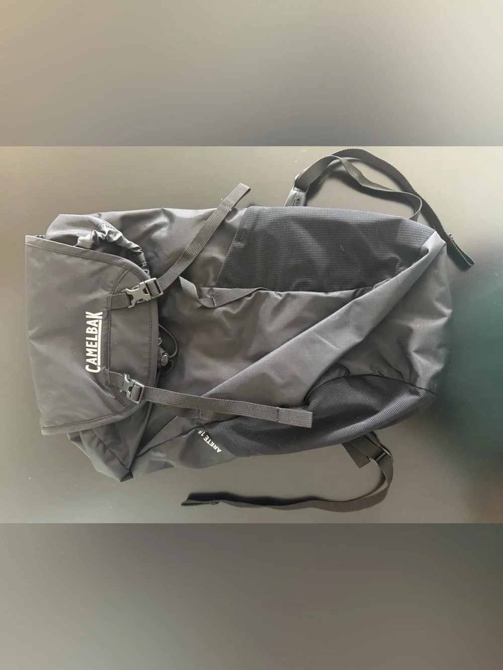 Camelbak Black Hydration Backpack with Top-Load Flap